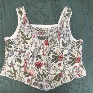 Floral Patterned Women's Top